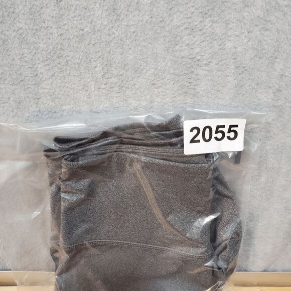 Aéropostale Shorts Womens Medium Gray Activewear Biker High Waisted Logo Pull On - Picture 8 of 8